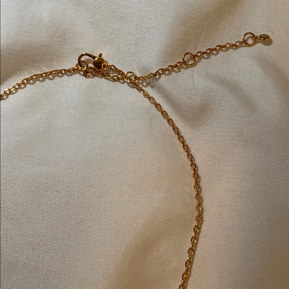 KATE SPADE - Heritage Linear Heart Swing Necklace in Black - Picture 4 of 5